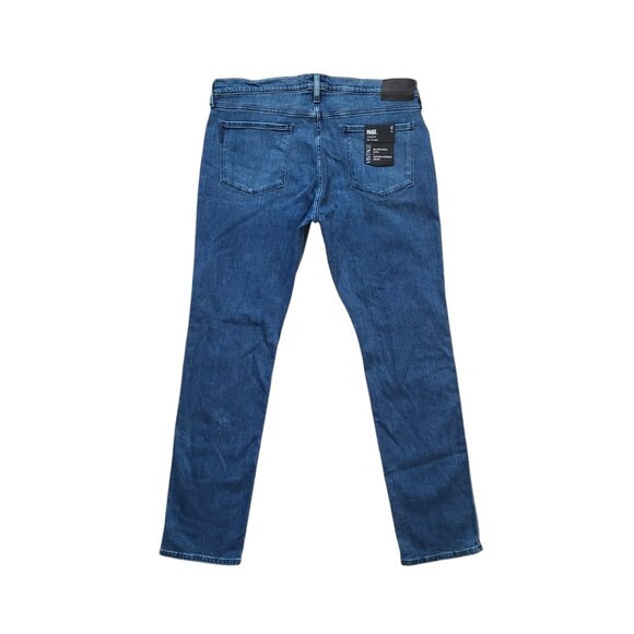 Paige Federal Vintage Slim Straight Jeans Jeremy Wash Men's Size 36 (RUNS LARGE) - Picture 2 of 7